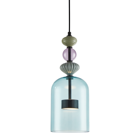Milagro Arte fekete-színes LED függesztett lámpa (MIL-ML0358) LED 1 izzós IP20