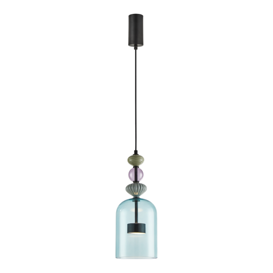 Milagro Arte fekete-színes LED függesztett lámpa (MIL-ML0358) LED 1 izzós IP20