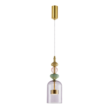 Milagro Arte arany-színes LED függesztett lámpa (MIL-ML0359) LED 1 izzós IP20