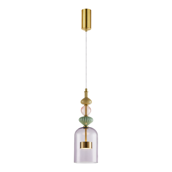 Milagro Arte arany-színes LED függesztett lámpa (MIL-ML0359) LED 1 izzós IP20