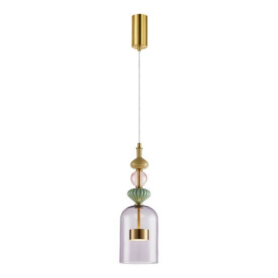 Milagro Arte arany-színes LED függesztett lámpa (MIL-ML0359) LED 1 izzós IP20