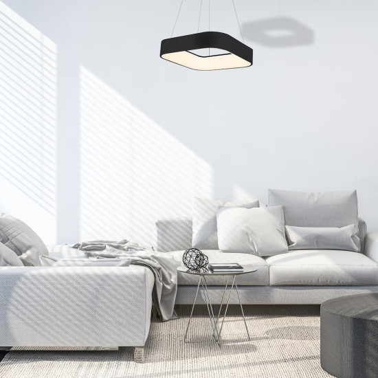 Milagro Astro fekete LED függesztett lámpa (MIL-ML570) LED 1 izzós IP20