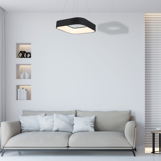 Milagro Astro fekete LED függesztett lámpa (MIL-ML570) LED 1 izzós IP20