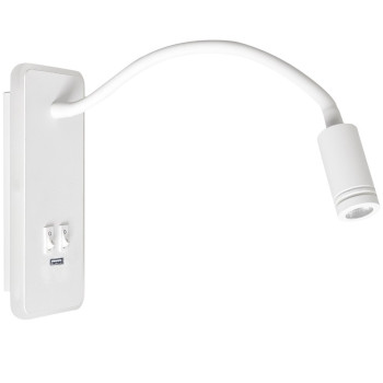 Milagro Base fehér LED fali lámpa  (MIL-ML6349) LED 1 izzós IP20