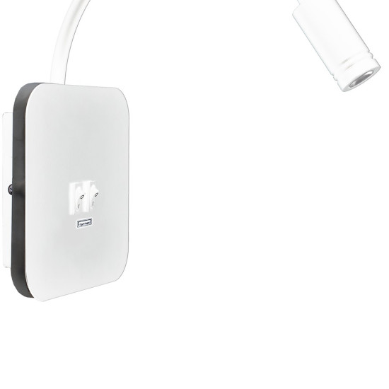 Milagro Base fehér LED fali lámpa  (MIL-ML6351) LED 1 izzós IP20