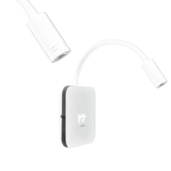 Milagro Base fehér LED fali lámpa  (MIL-ML6351) LED 1 izzós IP20