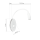 Milagro Base fehér LED fali lámpa  (MIL-ML6353) LED 1 izzós IP20