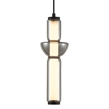 Milagro Campo fekete LED függesztett lámpa (MIL-ML0356) LED 1 izzós IP20