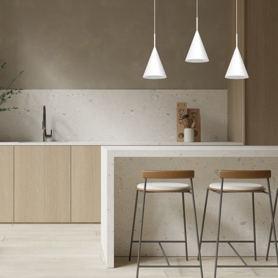 Milagro Capital fehér függesztett lámpa (MIL-MLP0965) GX53 1 izzós IP20