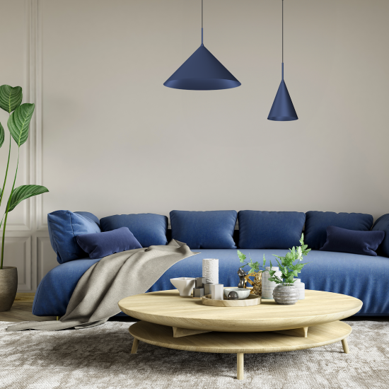 Milagro Capital kék függesztett lámpa (MIL-MLP0968) GX53 1 izzós IP20