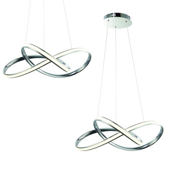 Milagro Cappio króm LED függesztett lámpa (MIL-ML3806) LED 1 izzós IP20
