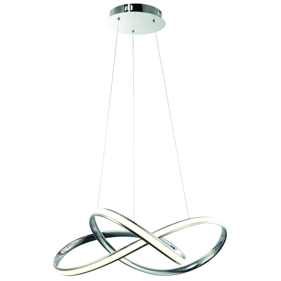 Milagro Cappio króm LED függesztett lámpa (MIL-ML3806) LED 1 izzós IP20