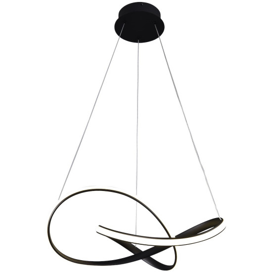 Milagro Cappio fekete LED függesztett lámpa (MIL-ML6771) LED 1 izzós IP20