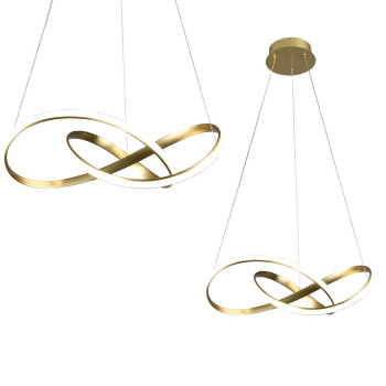 Milagro Cappio arany LED függesztett lámpa (MIL-ML6772) LED 1 izzós IP20