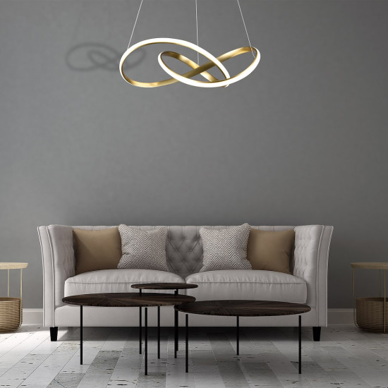 Milagro Cappio arany LED függesztett lámpa (MIL-ML6772) LED 1 izzós IP20