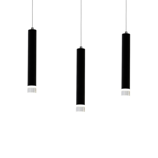 Milagro Carbon fekete LED függesztett lámpa (MIL-ML183) LED 1 izzós IP20