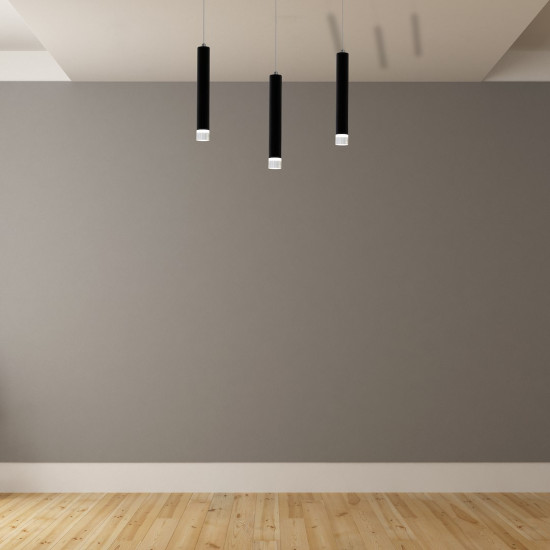 Milagro Carbon fekete LED függesztett lámpa (MIL-ML183) LED 1 izzós IP20