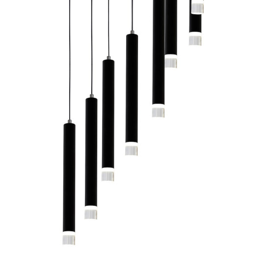 Milagro Carbon fekete LED függesztett lámpa (MIL-ML6161) LED 1 izzós IP20