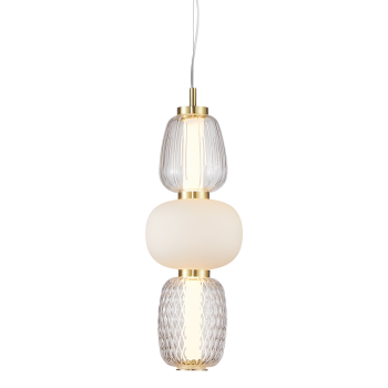 Milagro Caro arany-fehér LED függesztett lámpa (MIL-ML0363) LED 1 izzós IP20