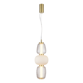 Milagro Caro arany-fehér LED függesztett lámpa (MIL-ML0363) LED 1 izzós IP20