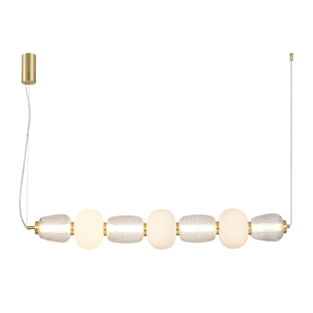 Milagro Caro arany-fehér LED függesztett lámpa (MIL-ML0365) LED 1 izzós IP20