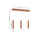 Milagro Copper réz LED függesztett lámpa (MIL-ML985) LED 1 izzós IP20