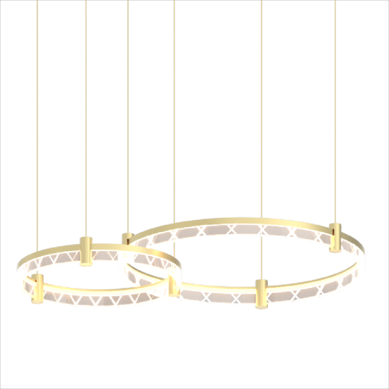 Milagro Elegance arany LED függesztett lámpa (MIL-ML0997) LED 1 izzós IP20