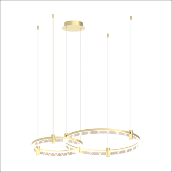Milagro Elegance arany LED függesztett lámpa (MIL-ML0997) LED 1 izzós IP20