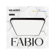 Milagro Fabio fehér-fekete LED mennyezeti lámpa (MIL-ML7935) LED 1 izzós IP20