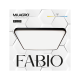 Milagro Fabio fehér-fekete LED mennyezeti lámpa (MIL-ML7937) LED 1 izzós IP20