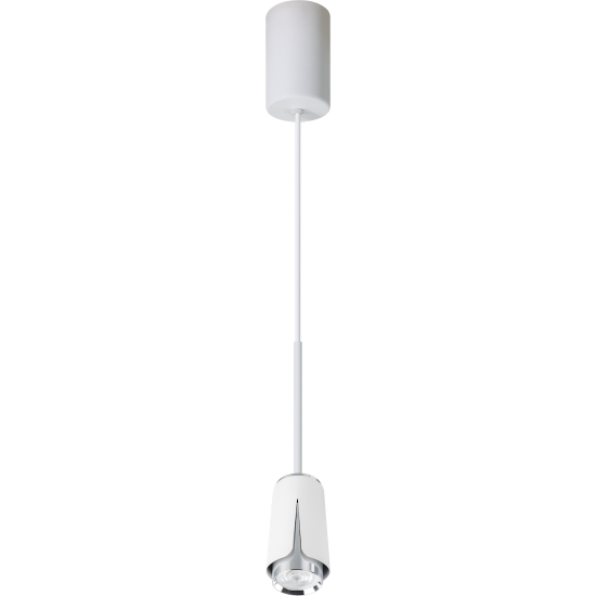 Milagro Flower króm-fehér függesztett spotlámpa (MIL-ML0275) GU10 1 izzós IP20