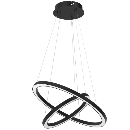 Milagro Galaxia fekete LED függesztett lámpa (MIL-ML8422) LED 1 izzós IP20