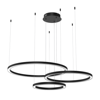 Milagro Galaxia fekete LED függesztett lámpa (MIL-ML8789) LED 1 izzós IP20