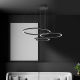 Milagro Galaxia fekete LED függesztett lámpa (MIL-ML8789) LED 1 izzós IP20
