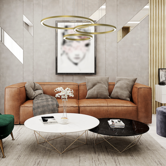 Milagro Galaxia arany LED függesztett lámpa (MIL-ML8790) LED 1 izzós IP21