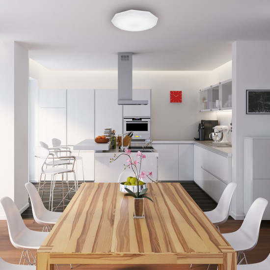 Milagro Hex fehér LED mennyezeti lámpa (MIL-EK75320) LED 1 izzós IP20