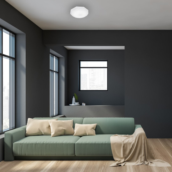 Milagro Hex fehér LED mennyezeti lámpa (MIL-EK76188) LED 1 izzós IP20