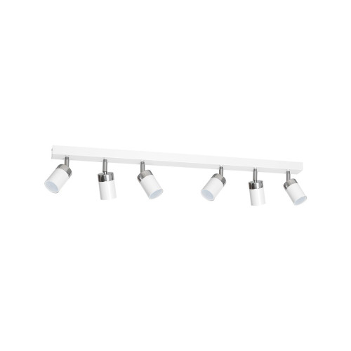 Milagro Joker króm-fehér mennyezeti spotlámpa (MIL-MLP908) GU10 6 izzós IP20