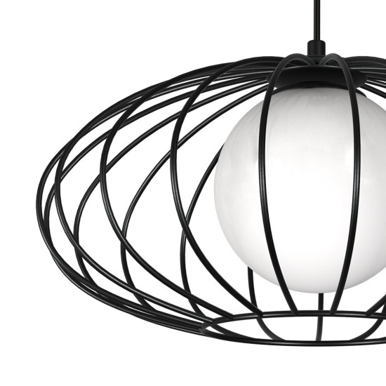 Milagro Kronos Black fekete-fehér függesztett lámpa (MIL-MLP4422) E14 1 izzós IP20