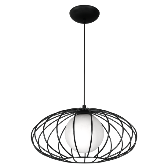 Milagro Kronos Black fekete-fehér függesztett lámpa (MIL-MLP4422) E14 1 izzós IP20