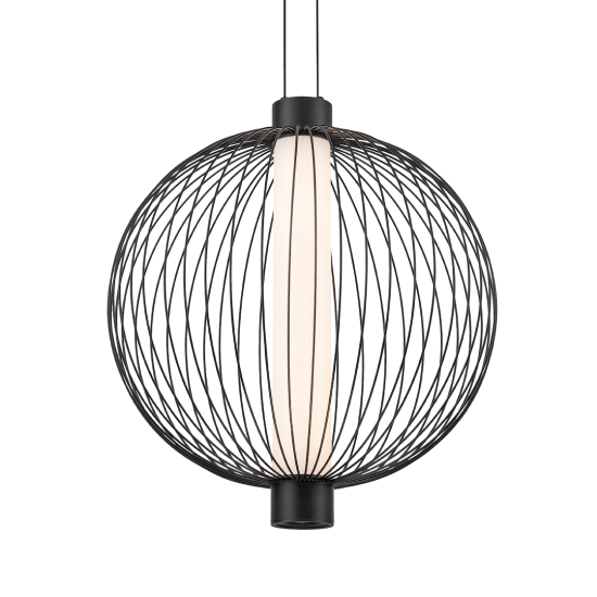 Milagro Kyoto fekete-fehér LED függesztett lámpa (MIL-ML0526) LED 1 izzós IP20