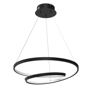Milagro Lucero fekete LED függesztett lámpa (MIL-ML7948) LED 1 izzós IP20