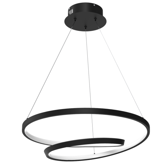 Milagro Lucero fekete LED függesztett lámpa (MIL-ML7948) LED 1 izzós IP20