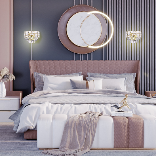 Milagro Luxuria arany kristály fali lámpa  (MIL-ML8893) E14 2 izzós IP20