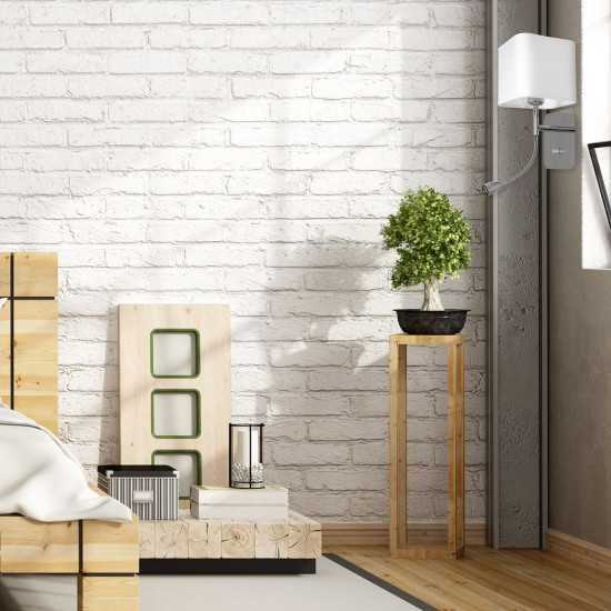 Milagro Napoli fehér-króm fali lámpa (MIL-ML63600) E27+LED 2 izzós IP20
