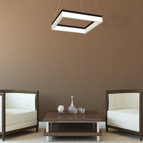 Milagro Nero fekete LED függesztett lámpa (MIL-ML081) LED 1 izzós IP20