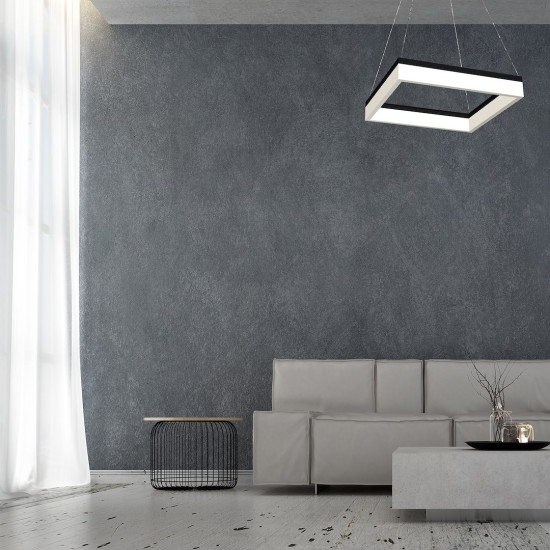 Milagro Nero fekete LED függesztett lámpa (MIL-ML081) LED 1 izzós IP20