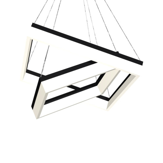 Milagro Nero fekete LED függesztett lámpa (MIL-ML082) LED 1 izzós IP20