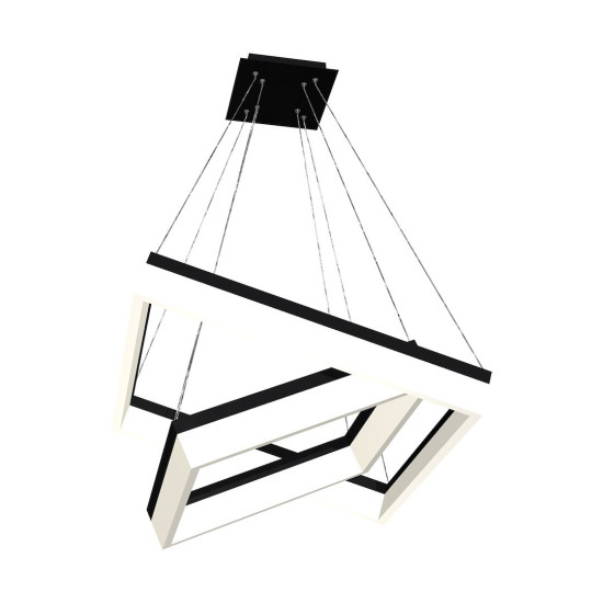 Milagro Nero fekete LED függesztett lámpa (MIL-ML082) LED 1 izzós IP20