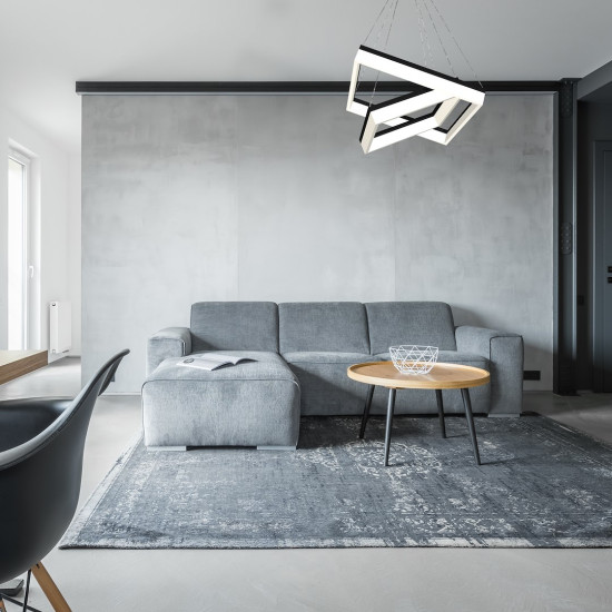 Milagro Nero fekete LED függesztett lámpa (MIL-ML082) LED 1 izzós IP20